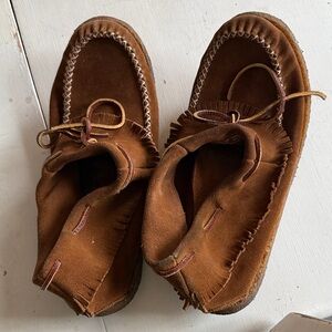 Vintage Eastland Moccasins with Fringe